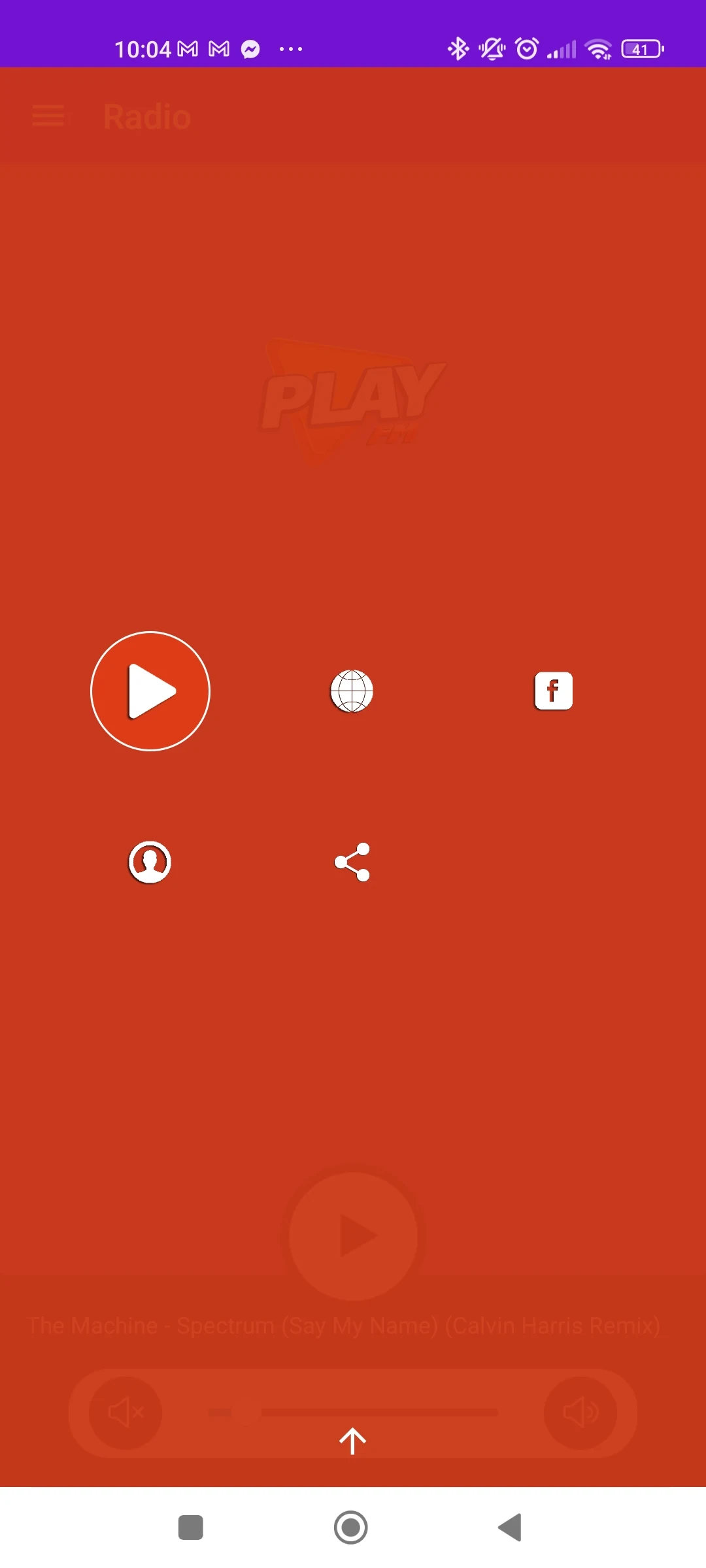 PLAYFM Espagne screenshot